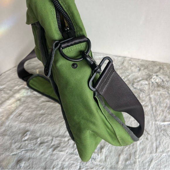 Puma Green Messenger Large Bag with Black and Yellow Accents - Picture 16 of 17